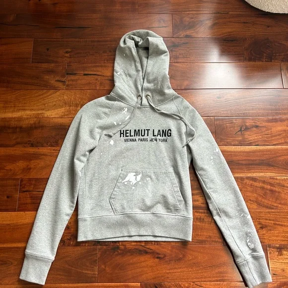 HELMUT LANG - HELMUT LANG HOODED LTH JK シープスキン ライダース HELMUT LANG HOODED LTH JK シープスキン ライダース
